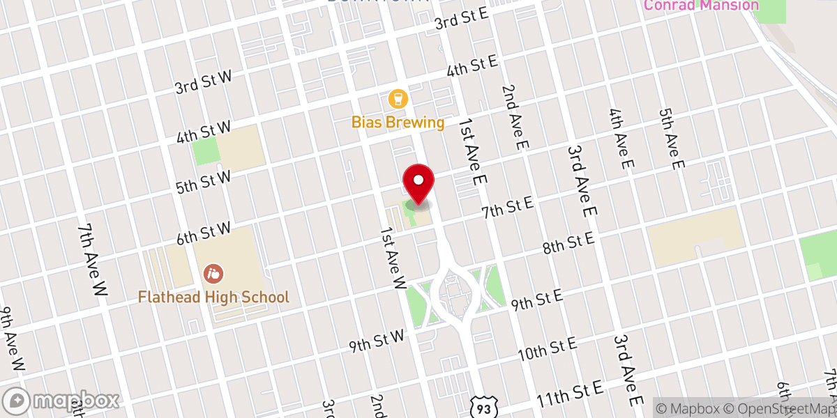 Map showing location of St. Matthew's Catholic School