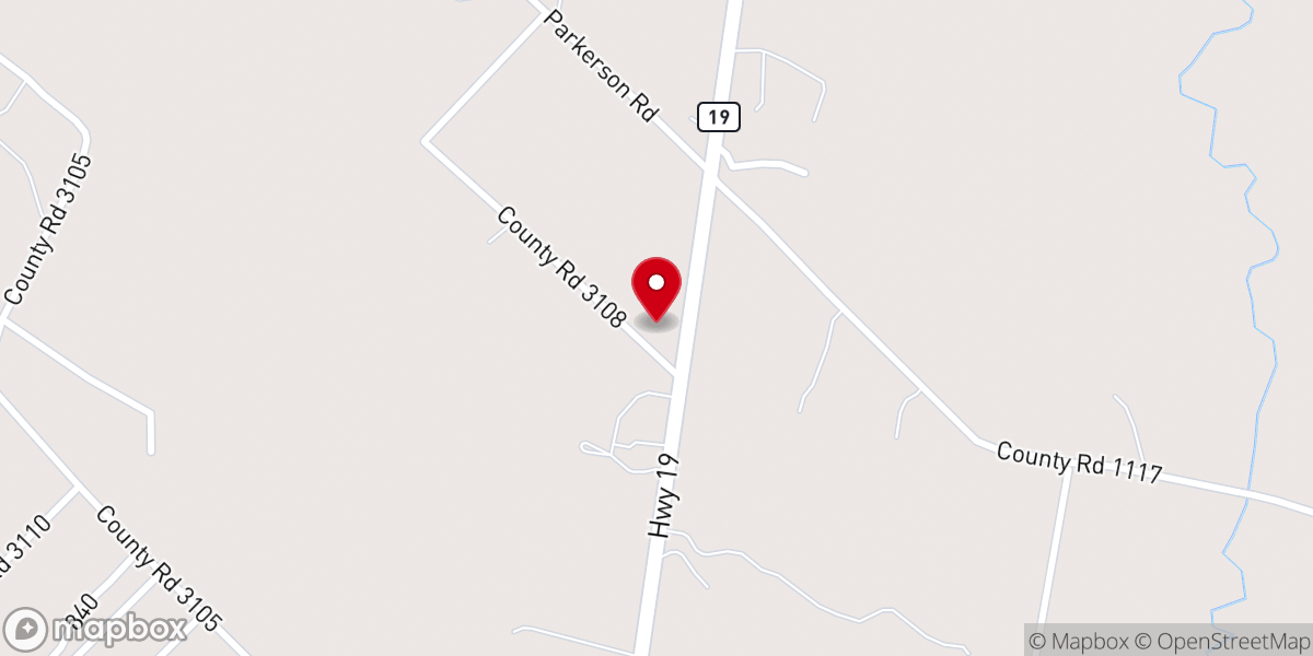 Map showing location of Good Hope Baptist Church