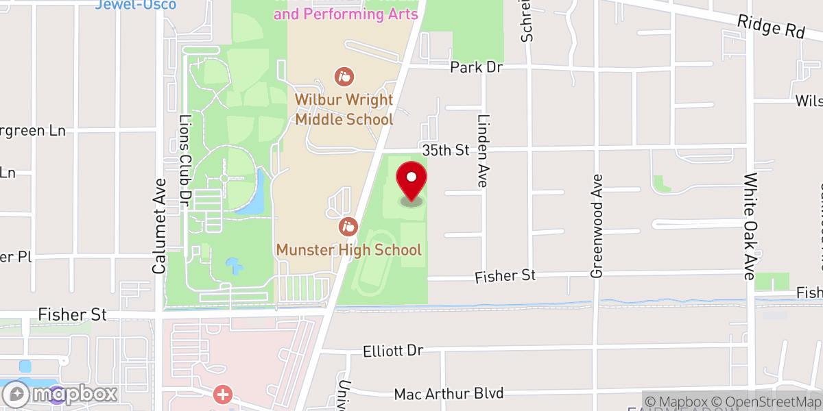 Map showing location of Saints Home Church of God in Christ