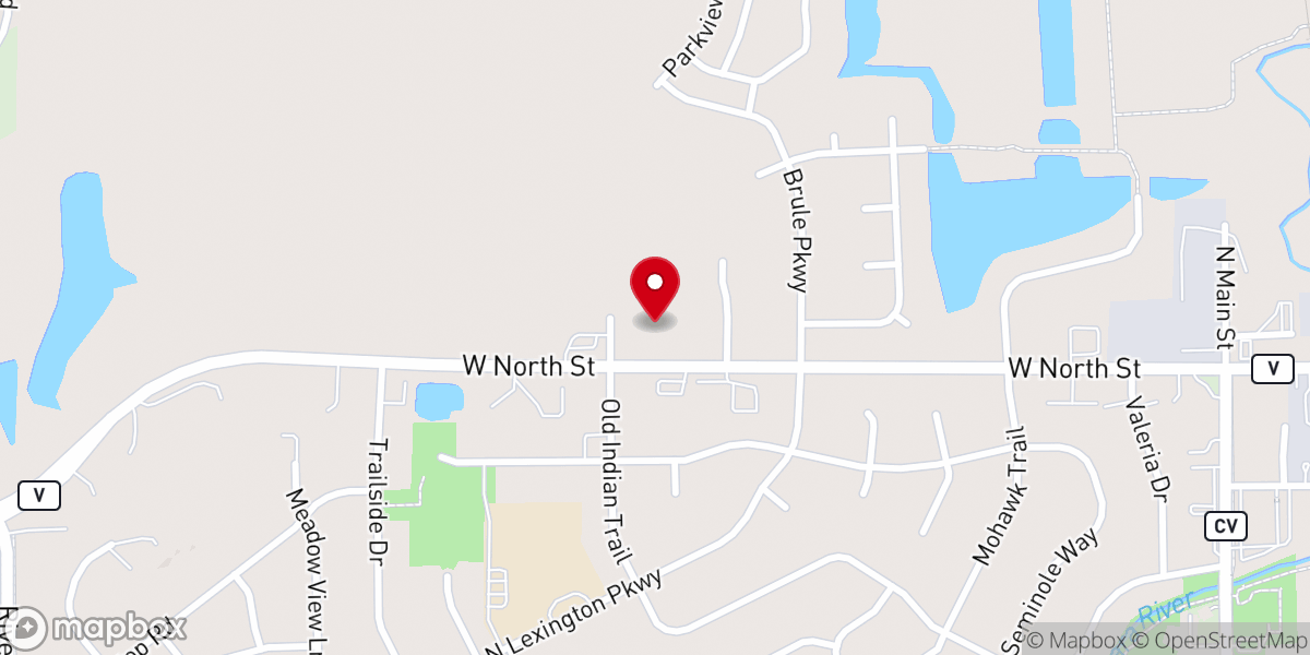 Map showing location of Church Fight Club Inc