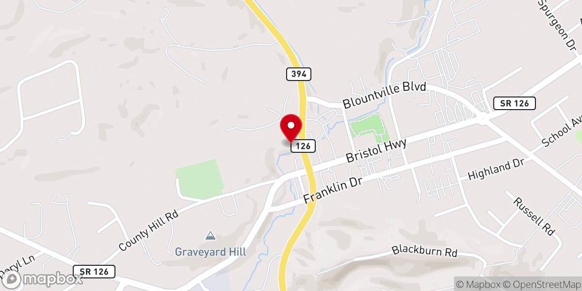 Map showing location of Grace Life Church Tri-Cities