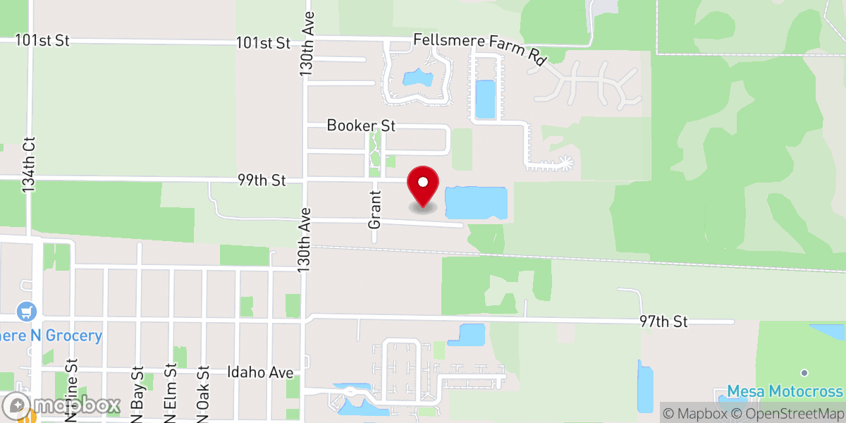 Map showing location of Bethel AME Church