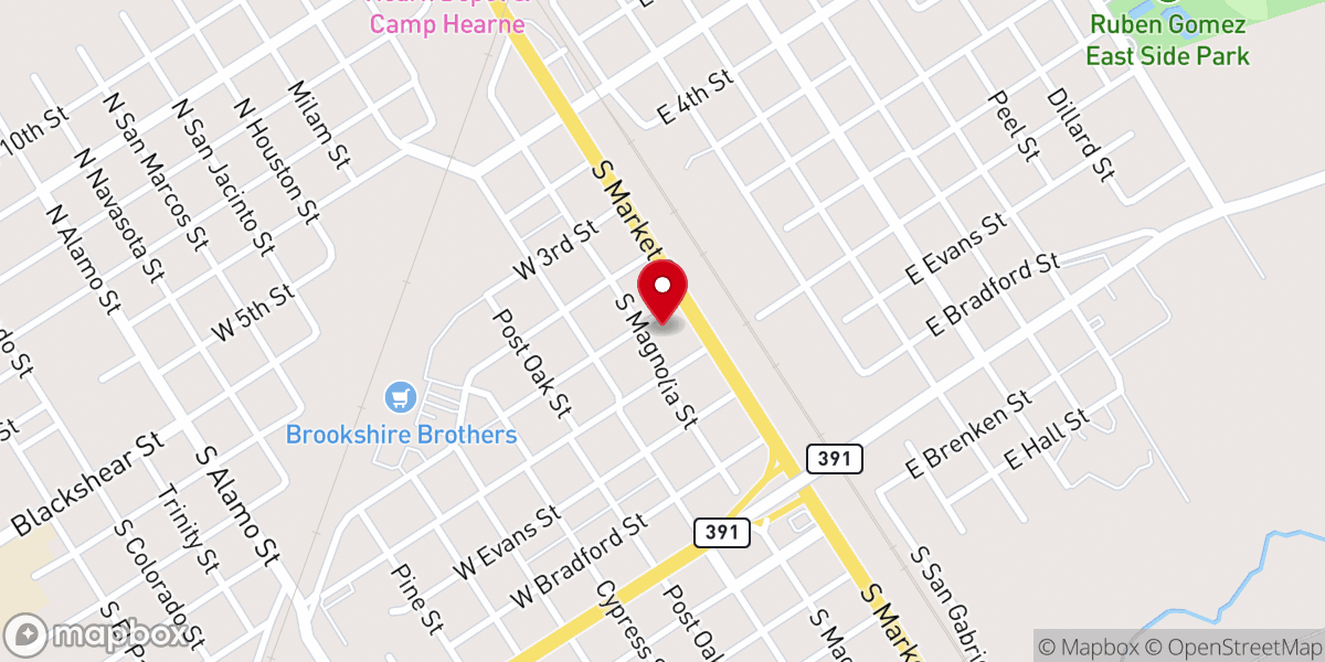 Map showing location of Family Life Center