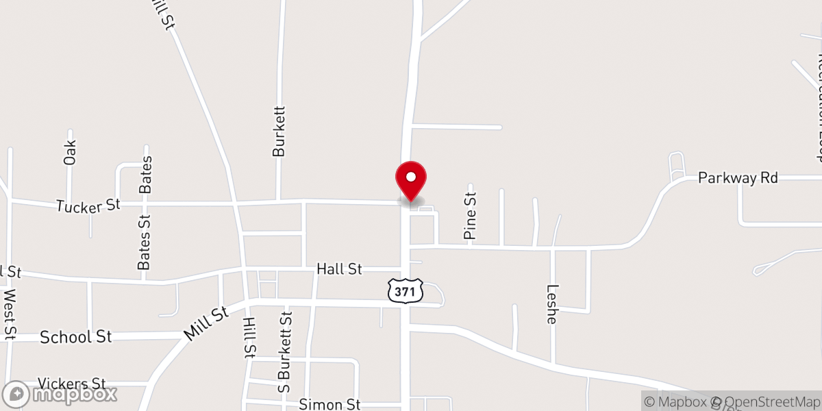 Map showing location of Blessed Sacrament