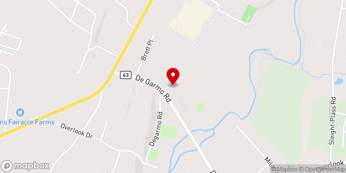 Map showing location of New Beginnings Alliance Church