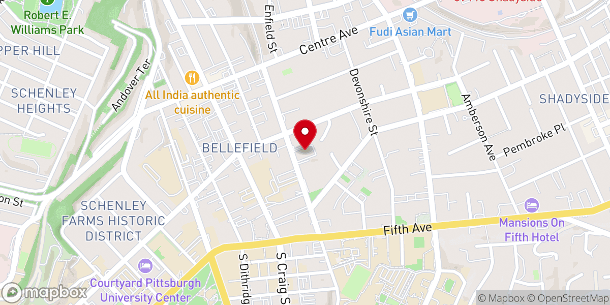 Map showing location of Trinity Evangelical Lutheran Church of Avalon