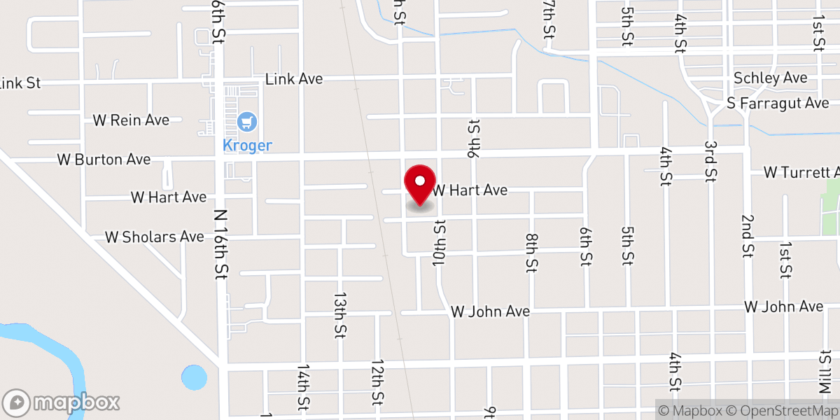 Map showing location of Dominion Church International - Orange Campus