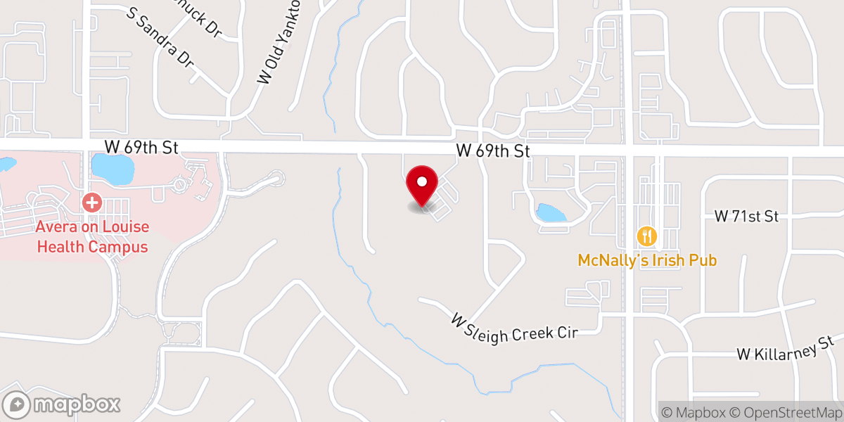 Map showing location of Evangelical Church