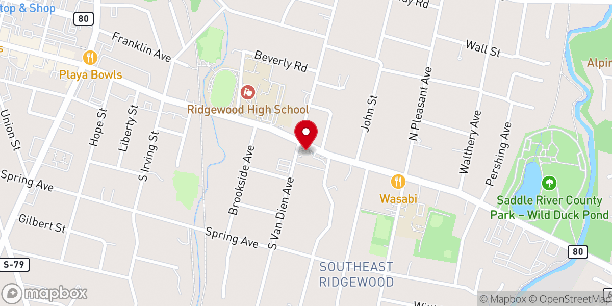 Map showing location of Trinity Presbyterian Church (Fruitful Life)