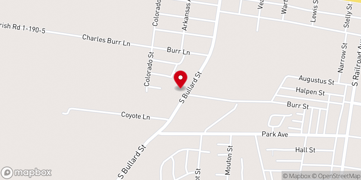 Map showing location of Liberty Christian Center