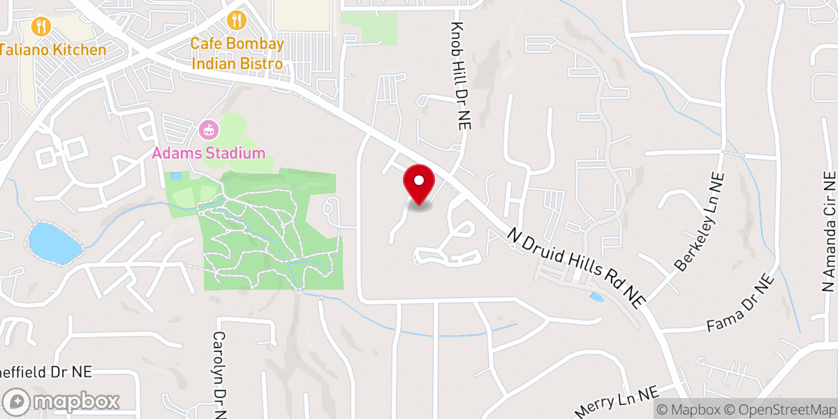 Map showing location of Villa International Atlanta Inc