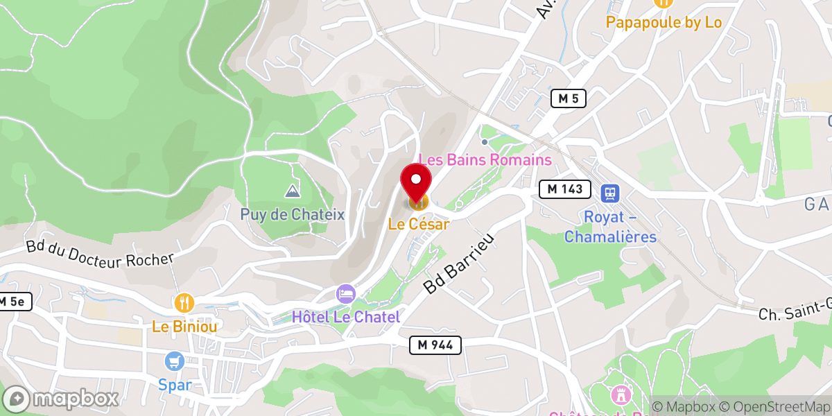 Map showing location of Église du Sacré-Coeur de Royat