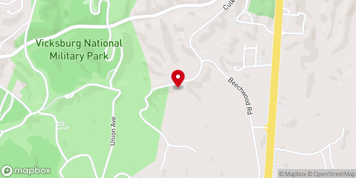 Map showing location of Mount Ararat Church