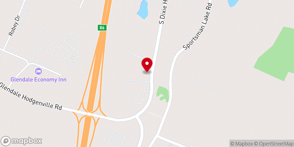 Map showing location of Calvary Mission Church Of God