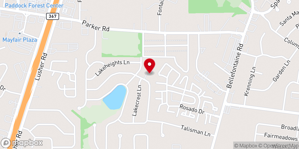 Map showing location of Ramoth City of Refuge Church