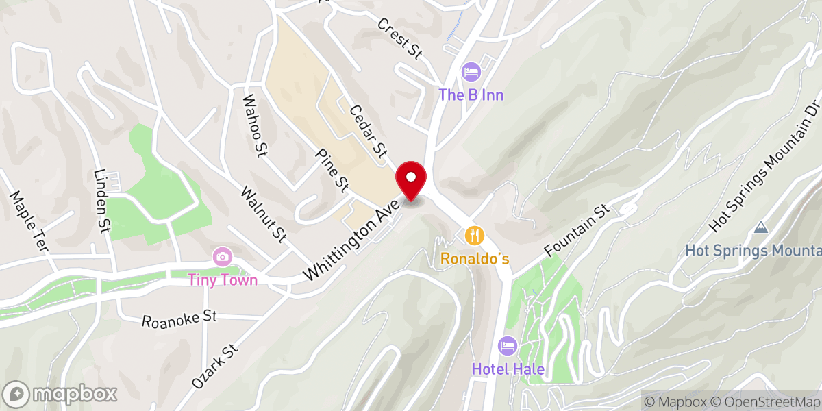 Map showing location of Saint Mary Baptist Church