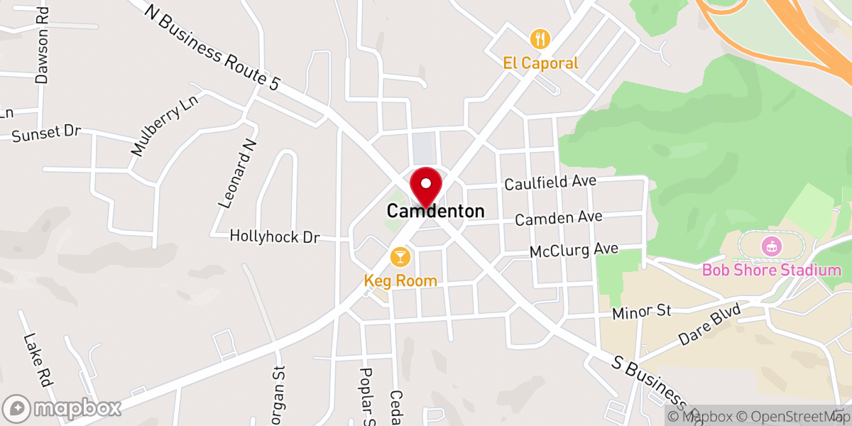 Map showing location of Hearts of People Church