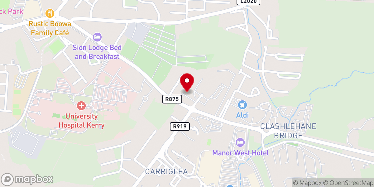 Map showing location of Immaculate Conception Catholic Church, Rathass