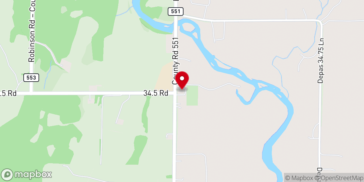 Map showing location of Wilson Seventh-day Adventist Church
