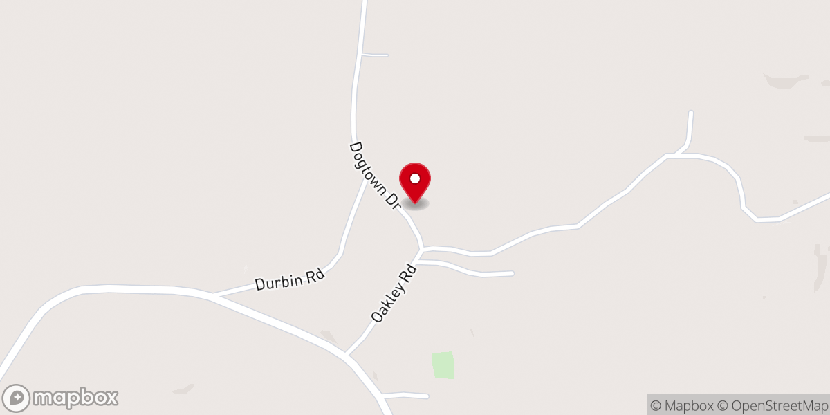 Map showing location of Living Waters Assembly of God Church