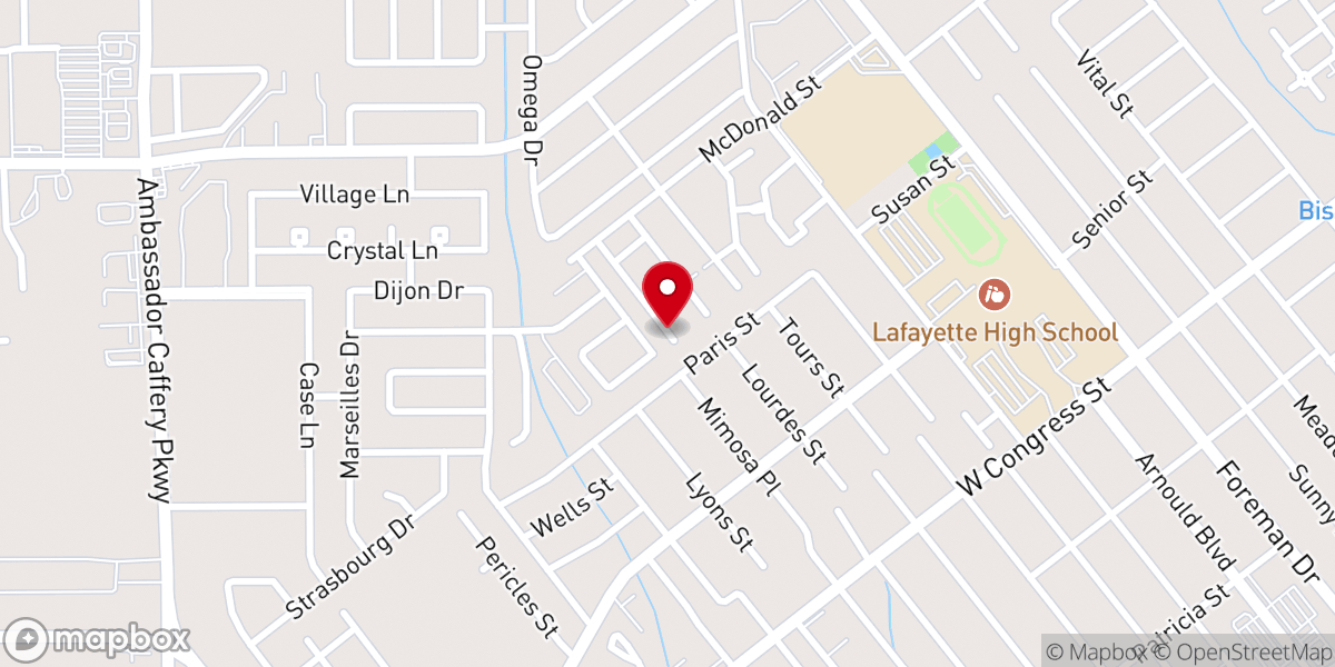 Map showing location of Come Lord Jesus Program