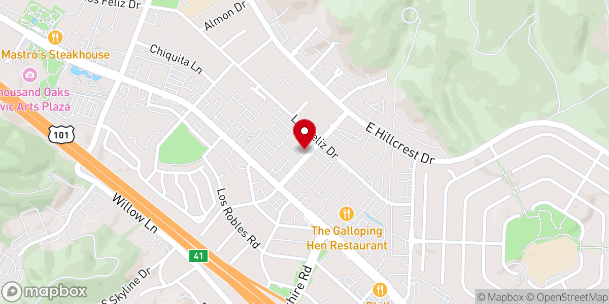 Map showing location of One Love Church