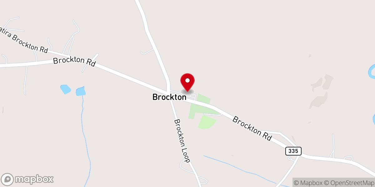 Map showing location of Bethany Methodist Church