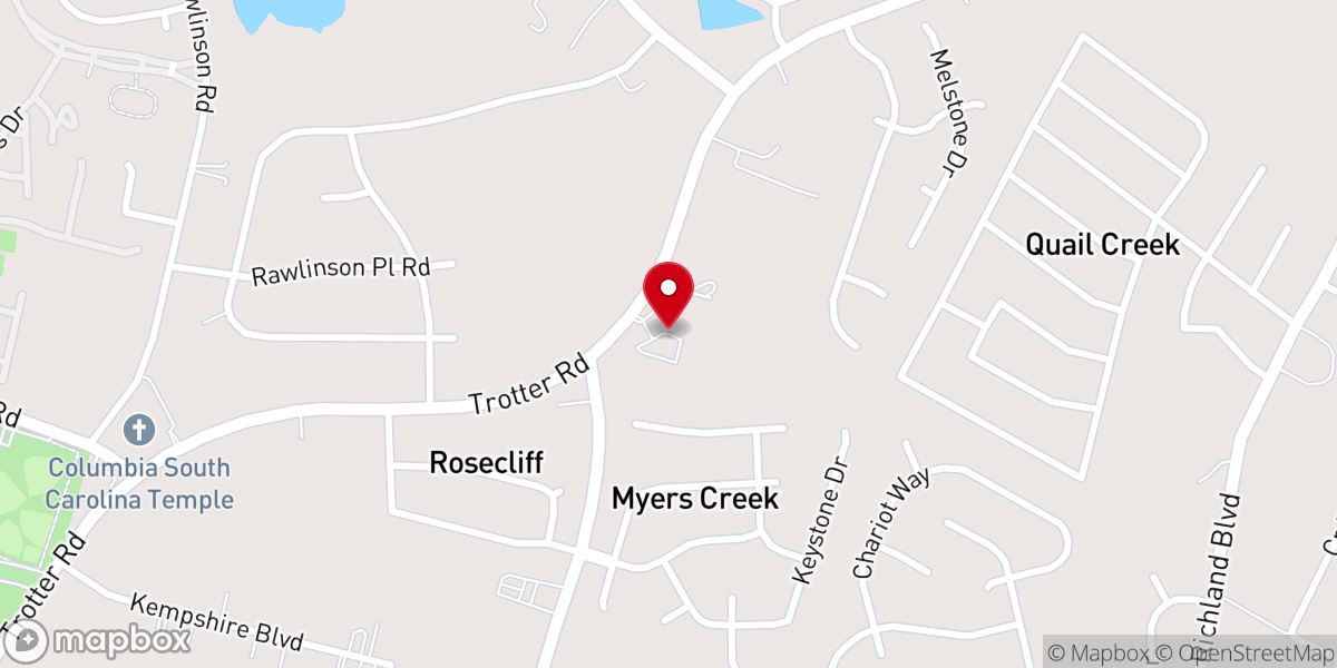 Map showing location of Kingdom Builders Christian Center