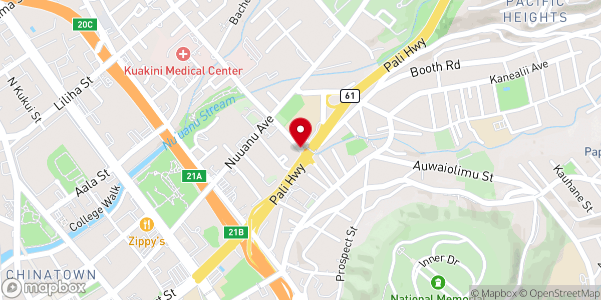 Map showing location of Heavenly City Christian Church