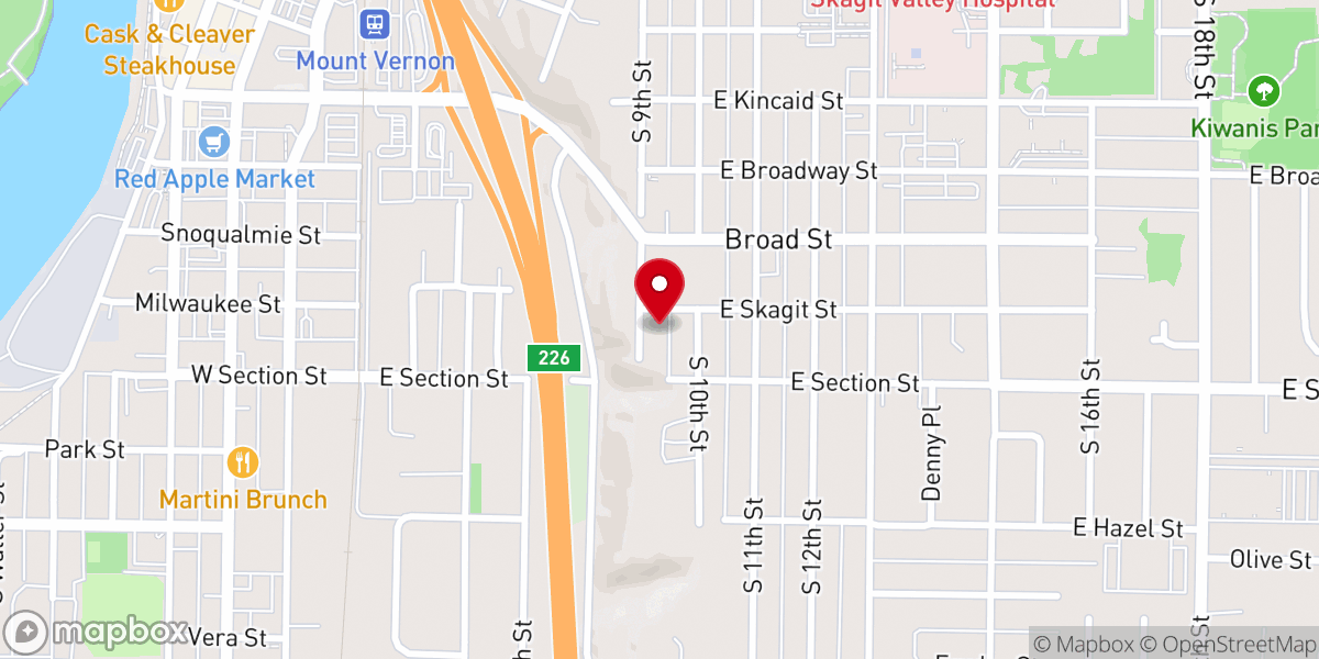 Map showing location of Immersion Church