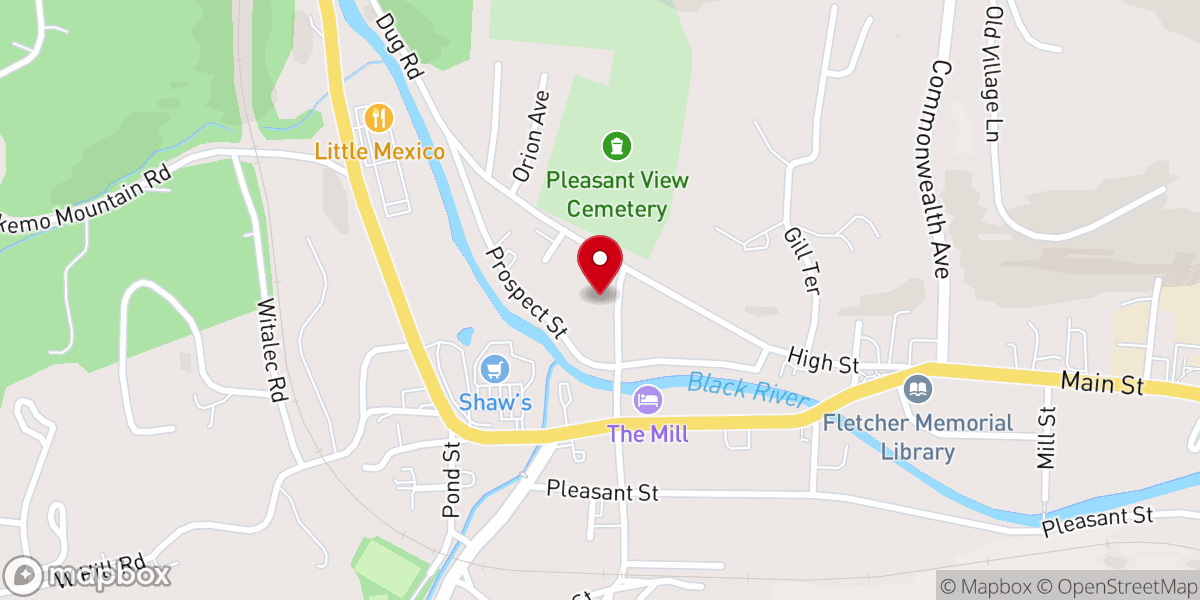 Map showing location of Church of Annunciation