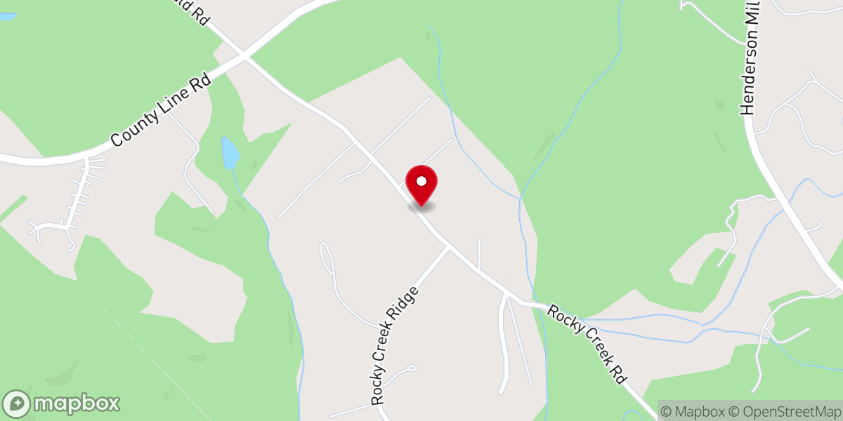 Map showing location of Trails for Christ Inc