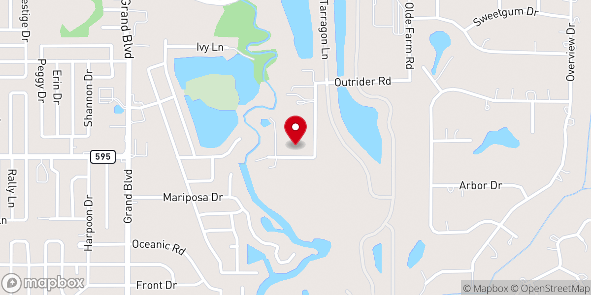 Map showing location of Tree House Farm