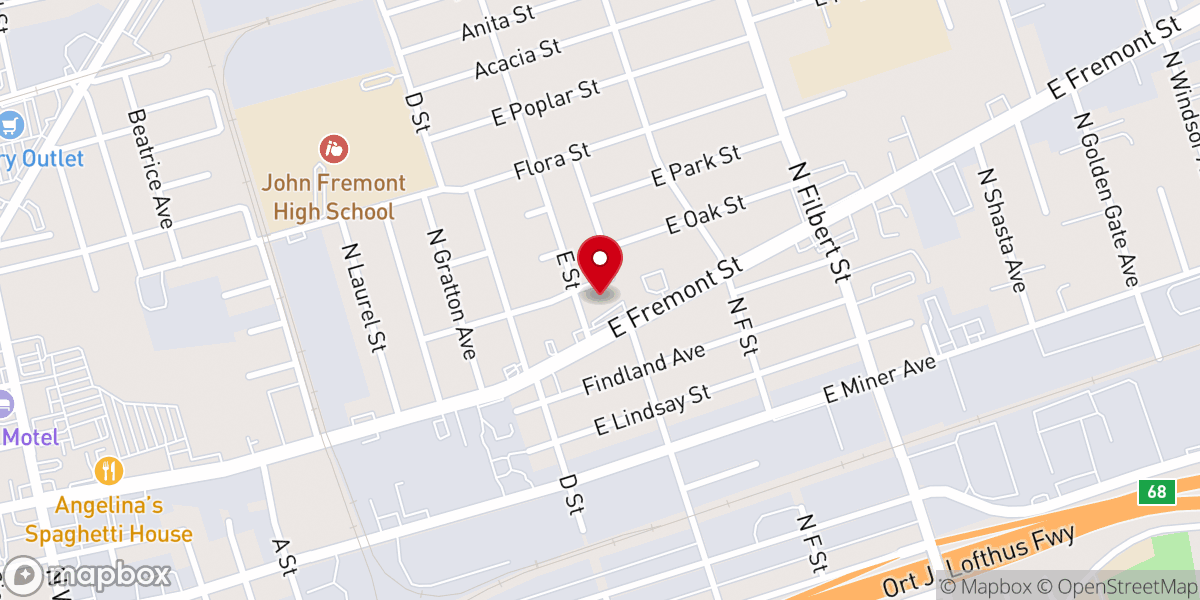 Map showing location of Centro Vida