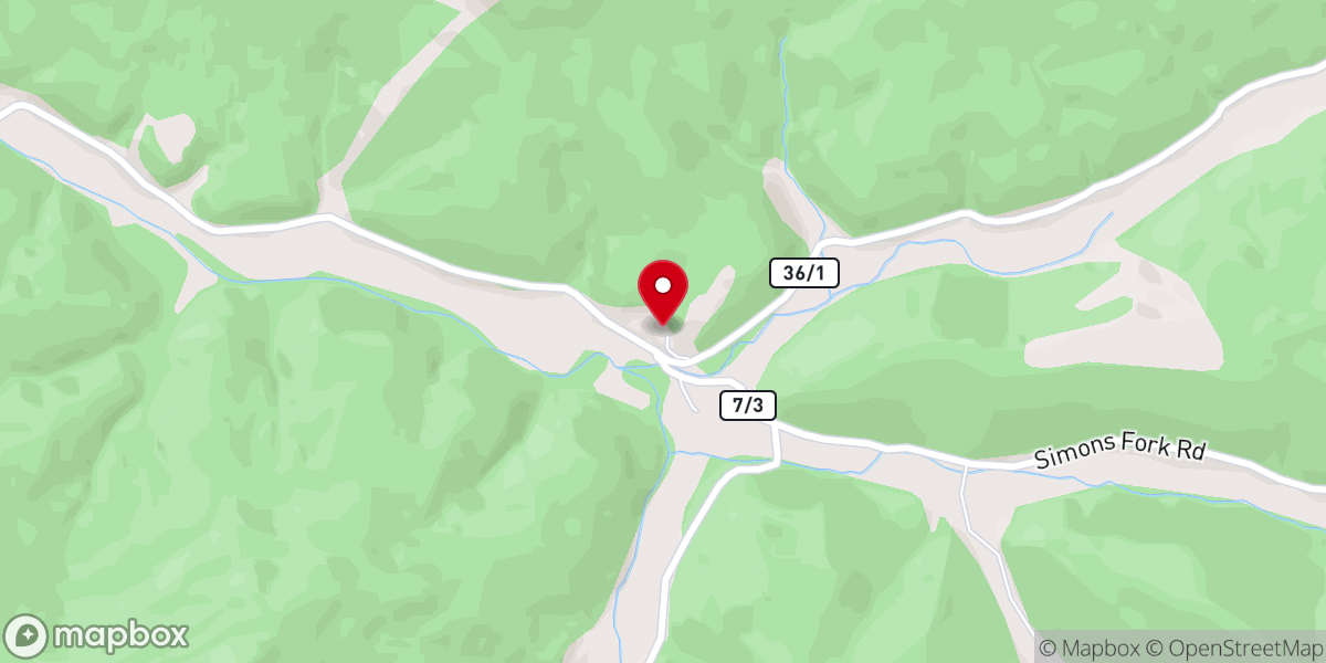 Map showing location of White Pilgrim Church