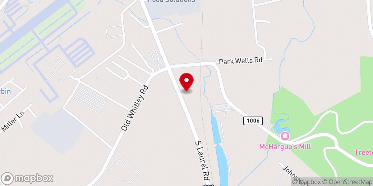 Map showing location of First Church of God Park Place