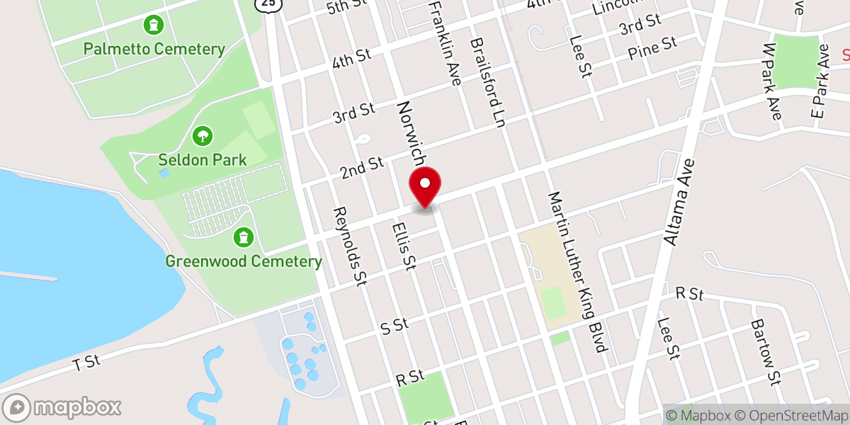 Map showing location of Reseb Gospel Agency