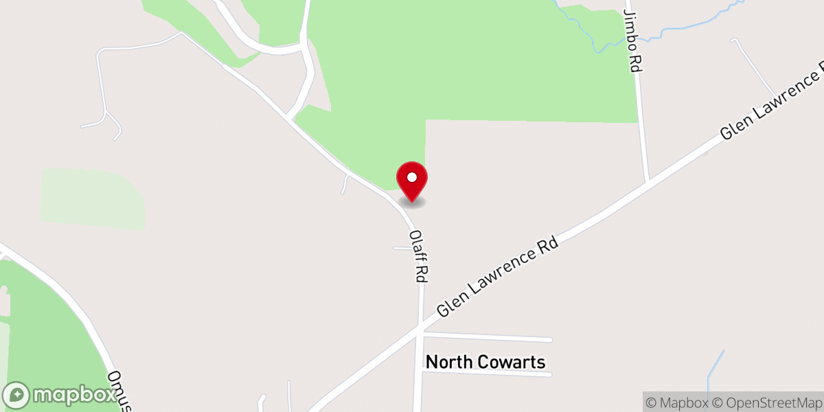 Map showing location of Faith Baptist Church