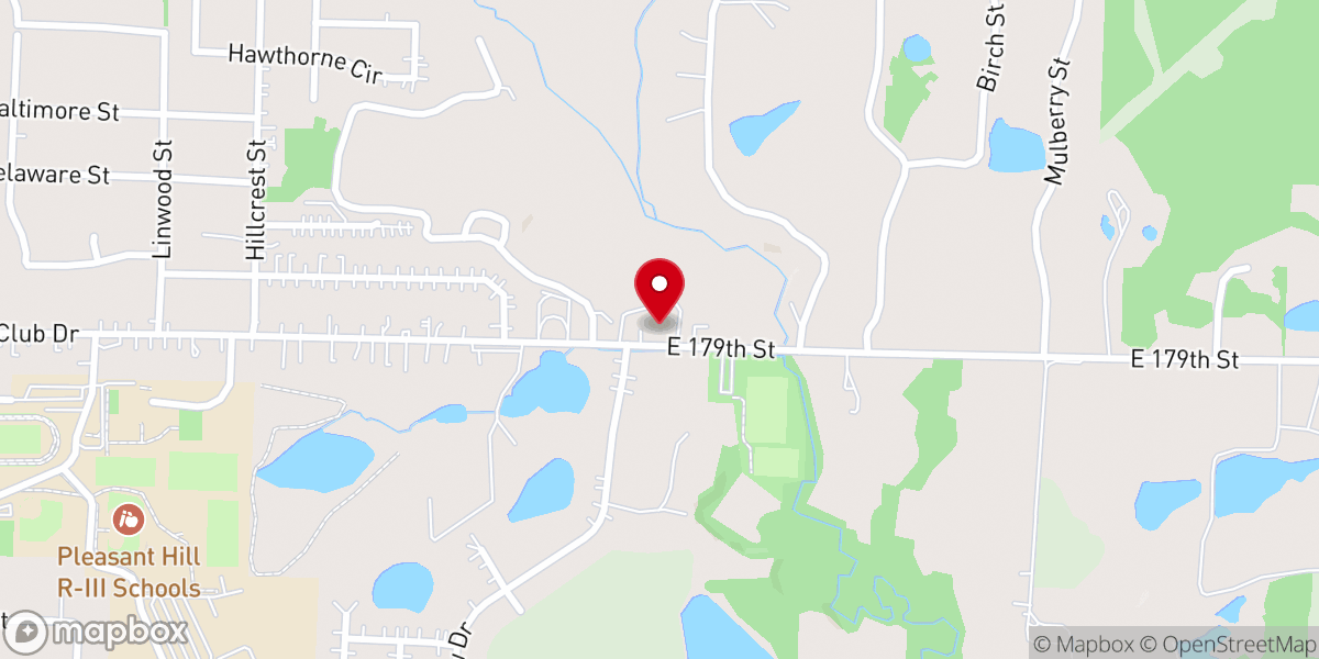 Map showing location of Great Plains Fellowship