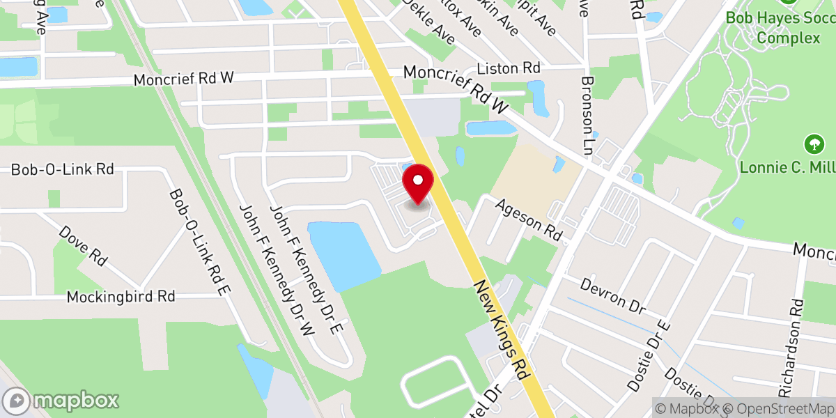 Map showing location of Philippian Community Church