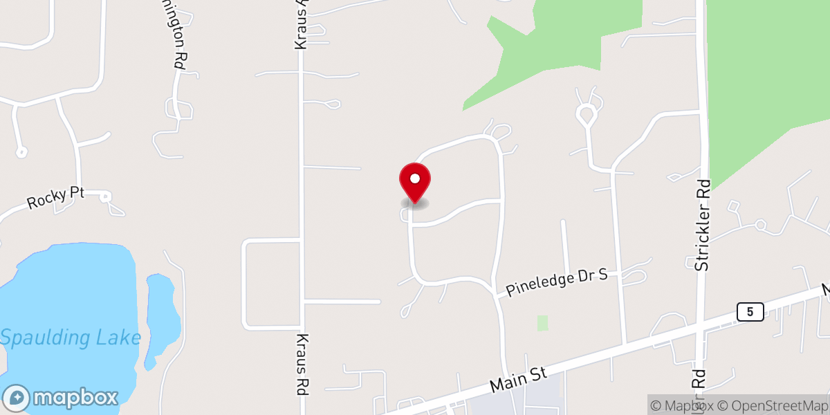 Map showing location of Vineyard Christian Fellowship of Buffalo Inc