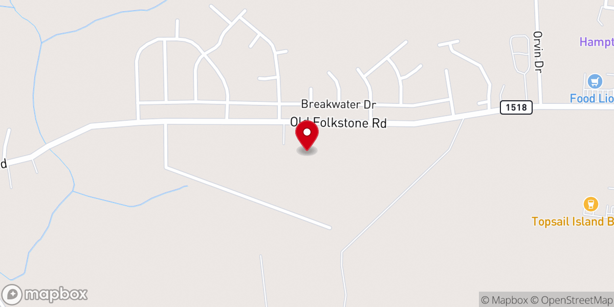 Map showing location of Master's Touch Thrift Store