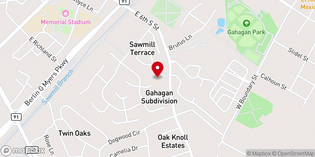 Map showing location of Summerville Methodist Church