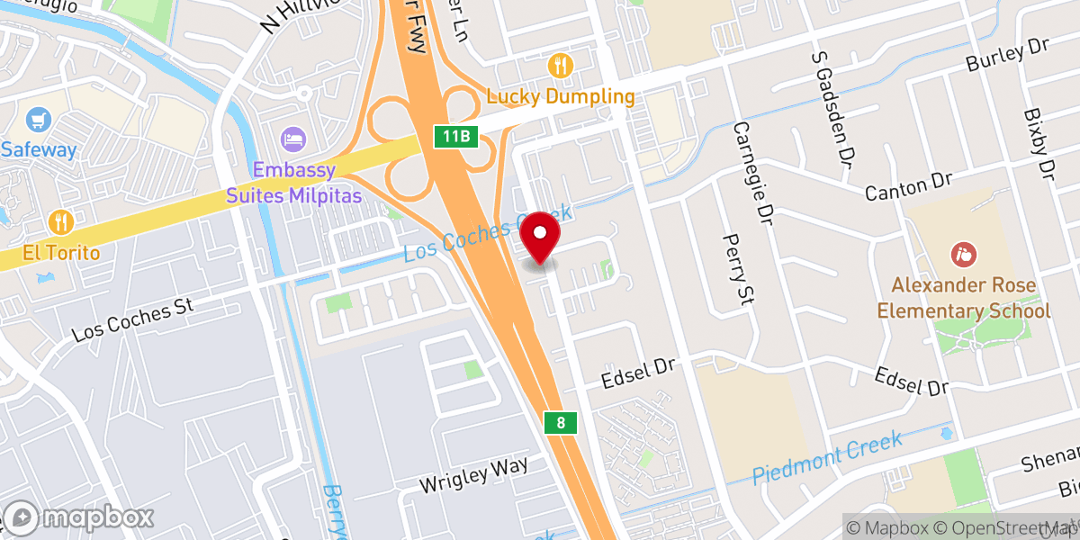 Map showing location of Gospel Chinese Christian Church