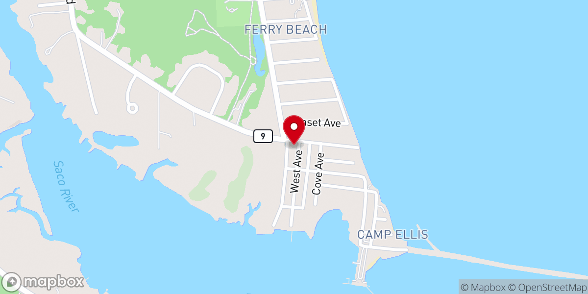 Map showing location of Our Lady of Victory Parish Church