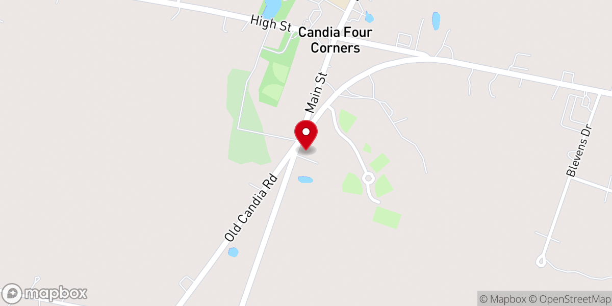 Map showing location of Crossroads Bible Church