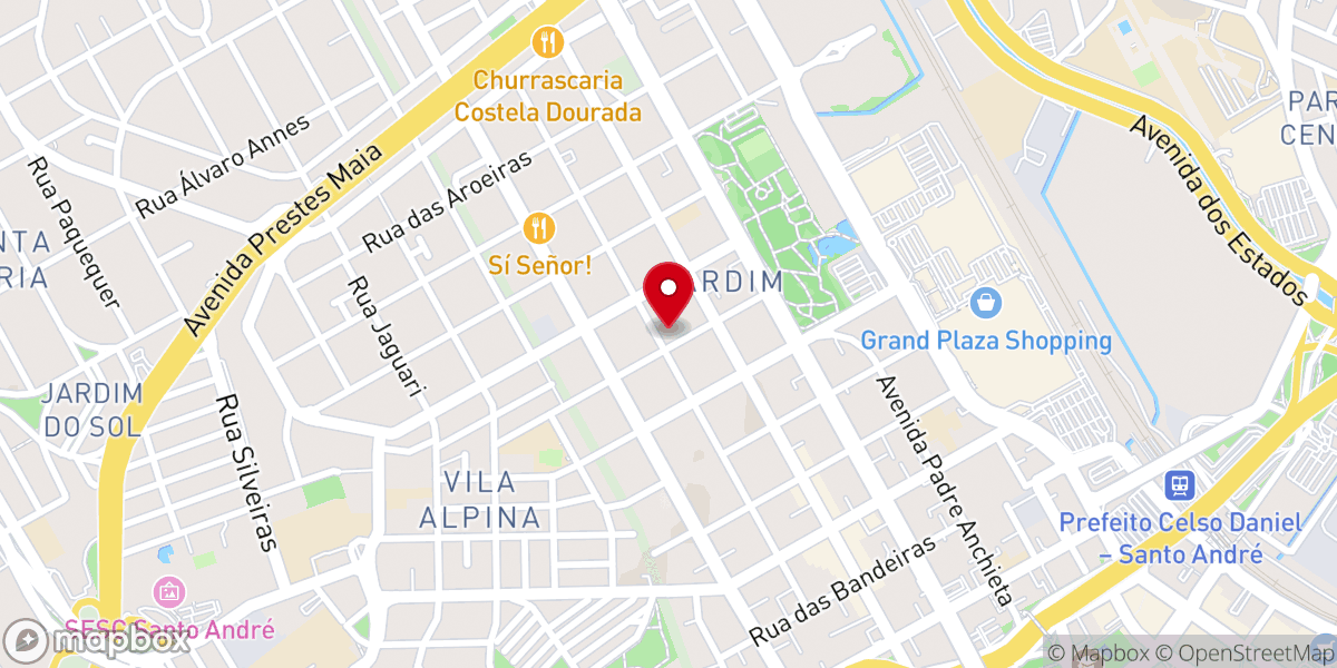 Map showing location of Paróquia Sagrado Coração de Jesus