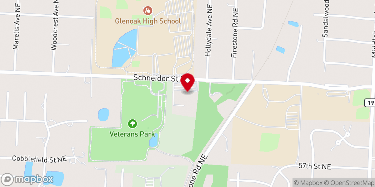 Map showing location of Compassion Church