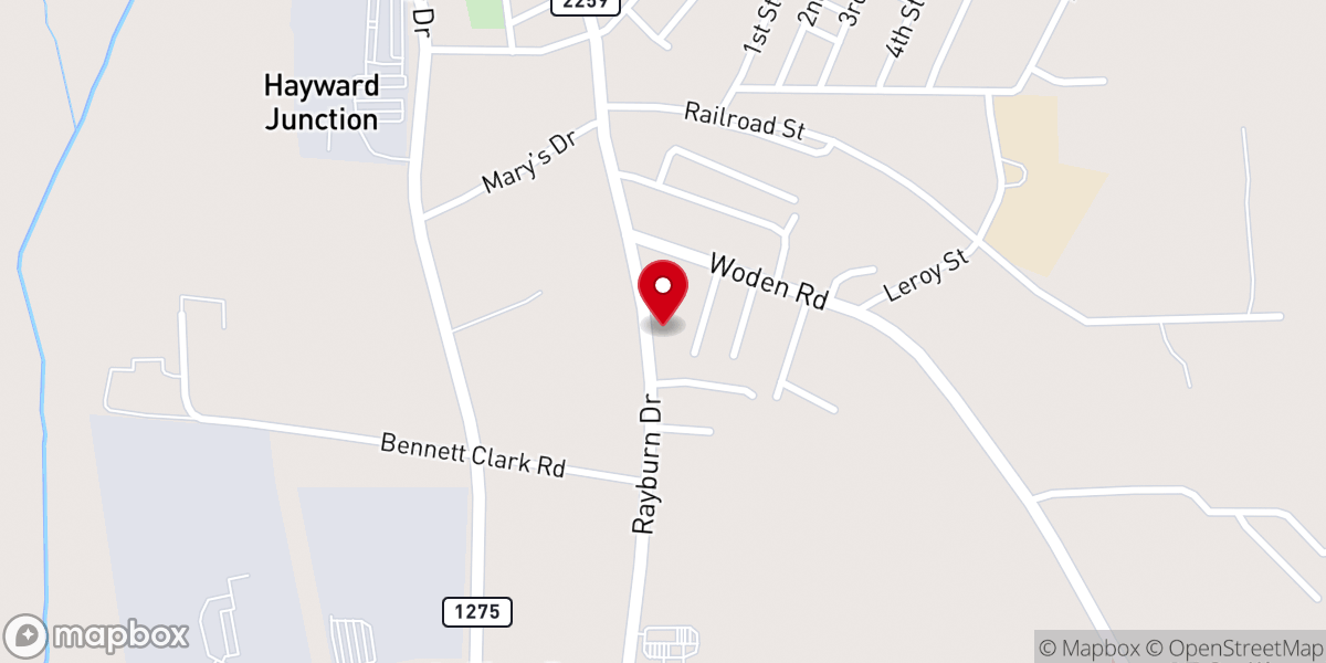 Map showing location of Sunset Galilee Miss Baptist Ch
