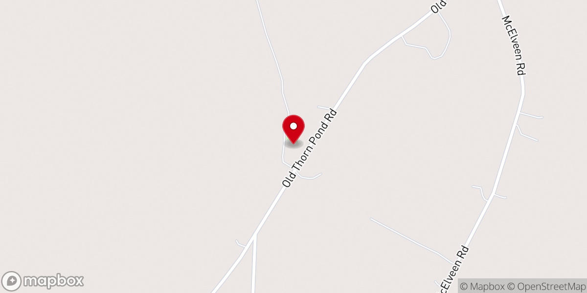 Map showing location of Gethsemane Baptist Church